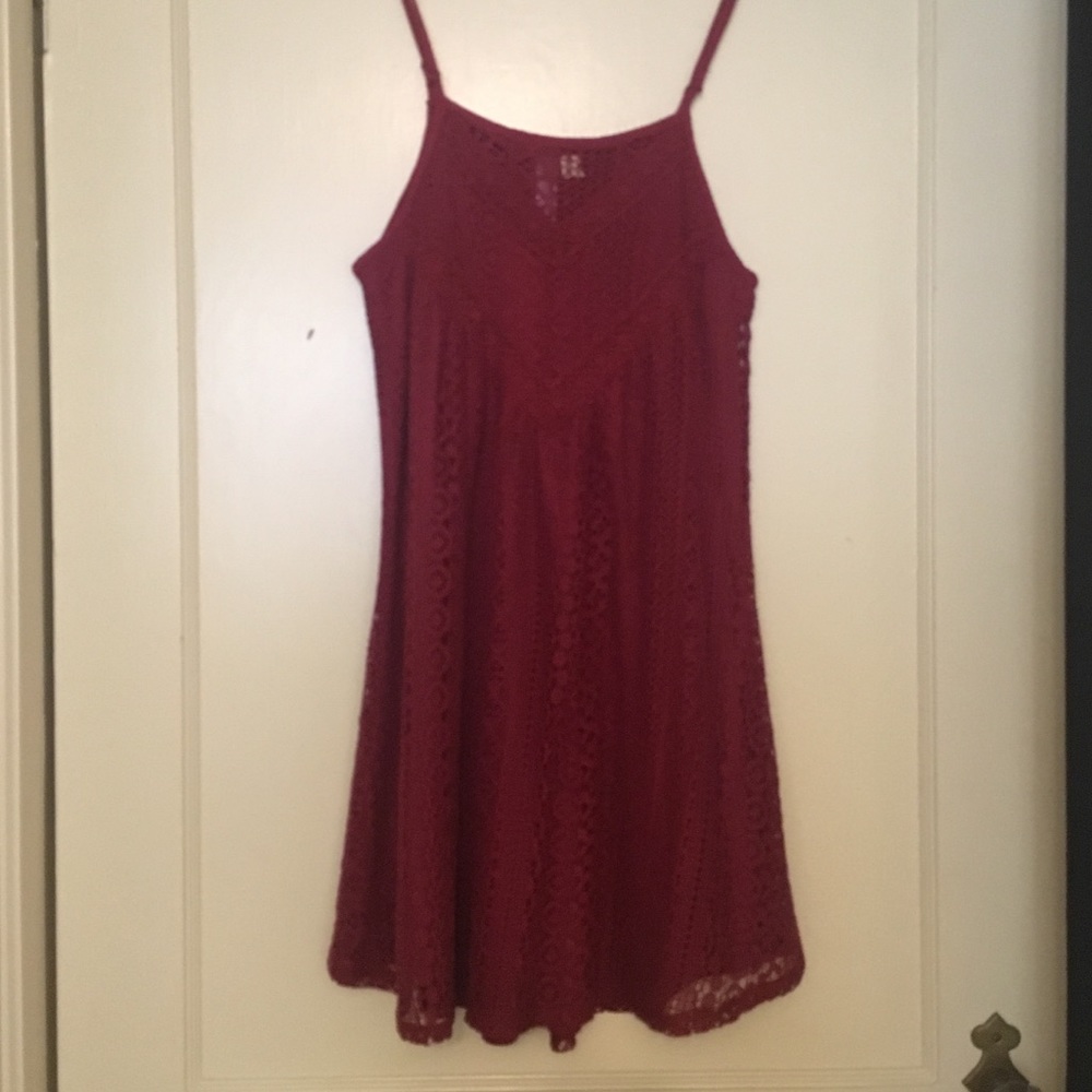 Maroon dress